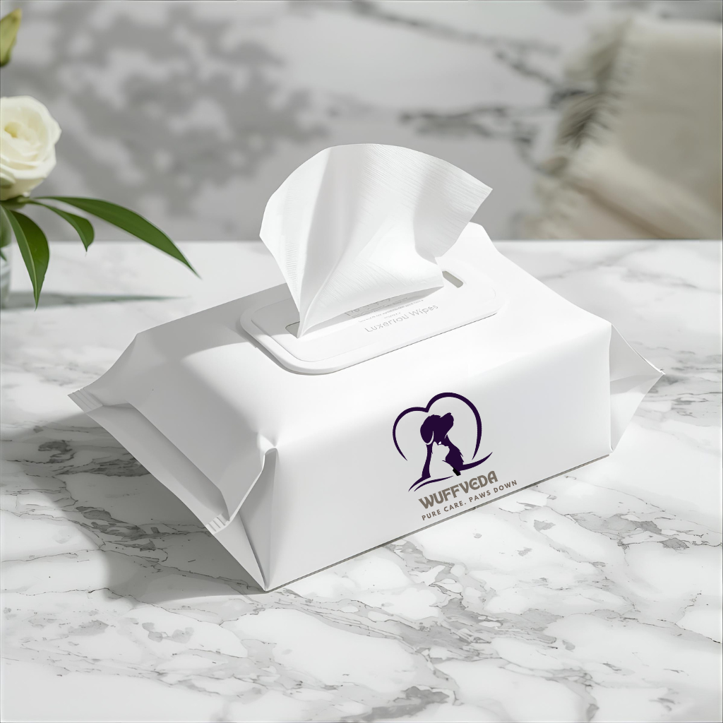 WUFFVEDA Paw Wipes pack for quick and safe paw cleaning
